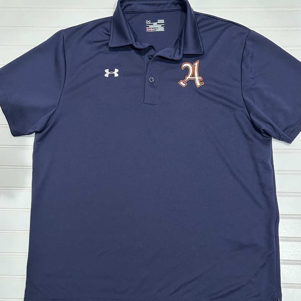 Under Armor Men’s Heat Gear Polo Size L Navy